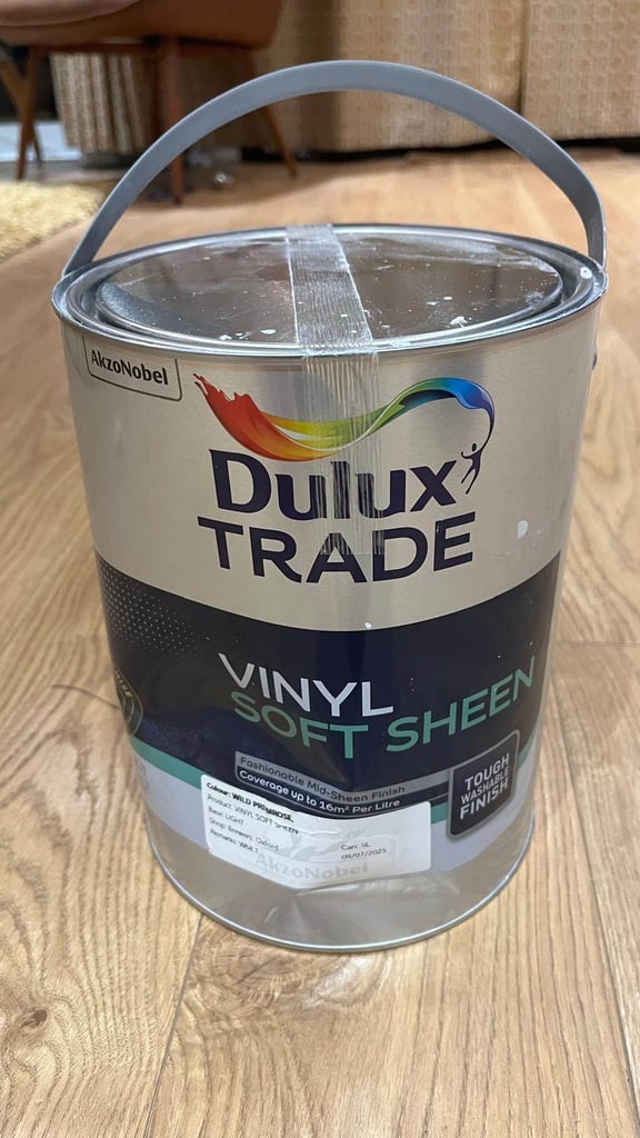 Dulux Trade - Vinyl Soft Sheen - WILD PRIMROSE - 2 x 5L (Total 10LT)