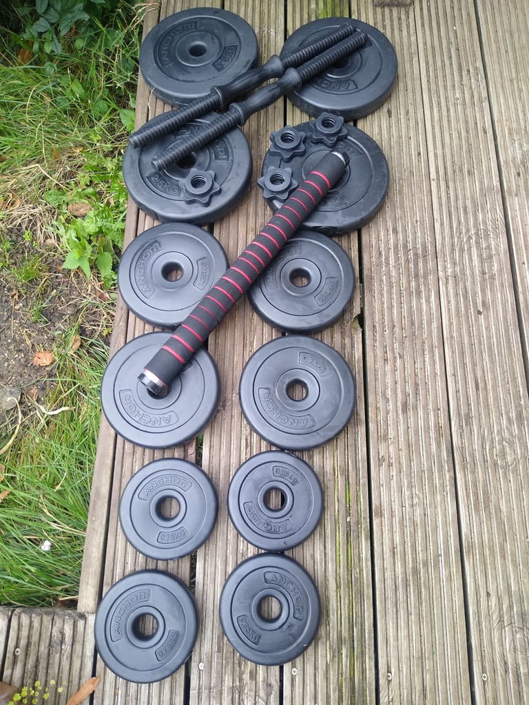image for Weights set with handles and fittings 