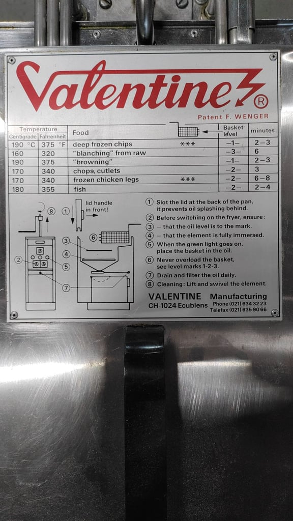 Valentine Deep Fat Fryer