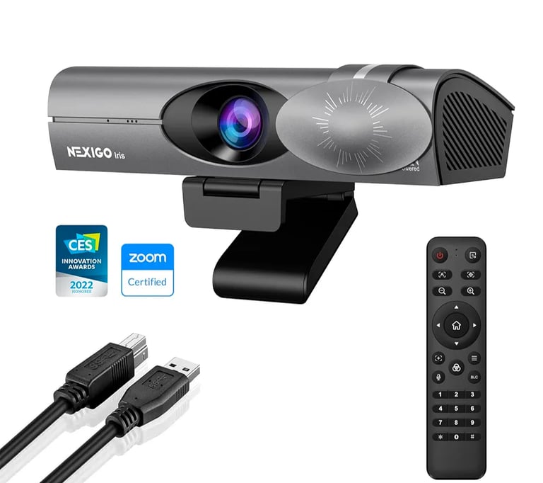 NexiGo Iris 4K Smart AI Webcam