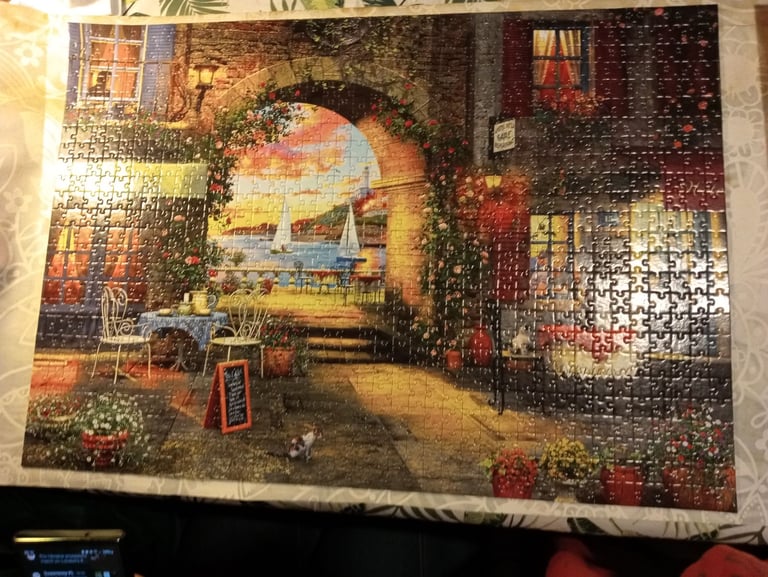 image for 1000 piece puzzle. 50% off.