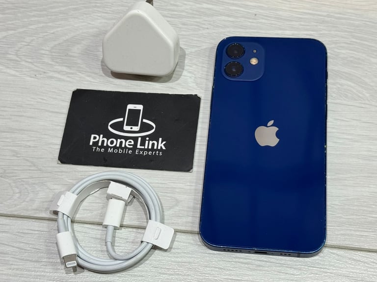 📱 Blue Apple iPhone 12 64GB Unlocked All Networks + Warranty 🍎 - P759