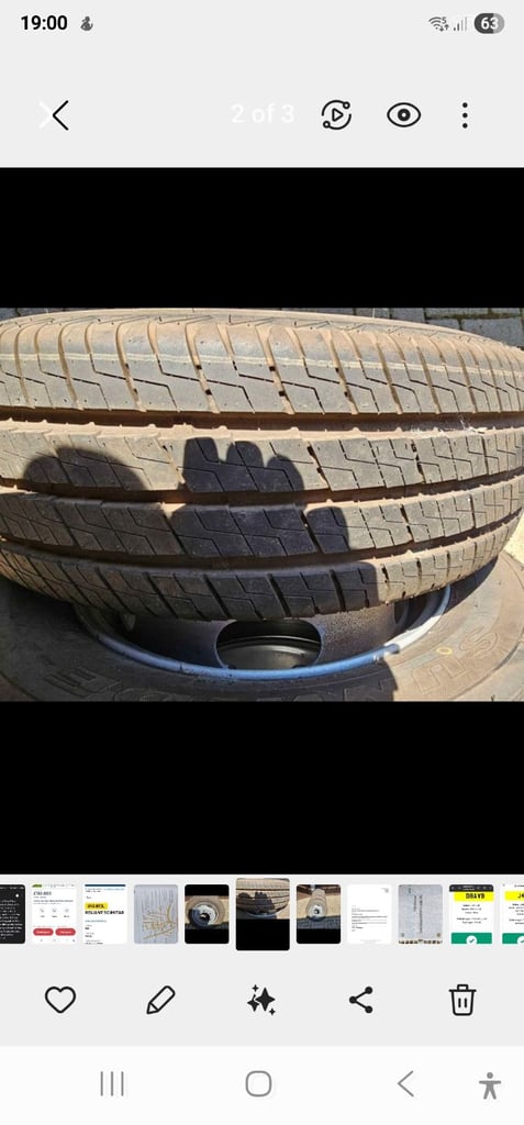 Mercedes 6694000002 T2 Vario Wheels & New Tyres