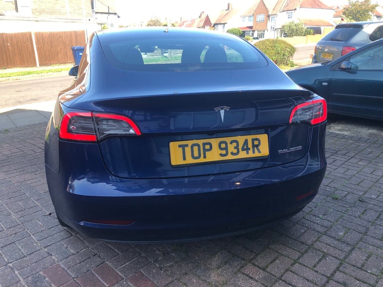 image for TOP934R  UK number plate on retention certificate 