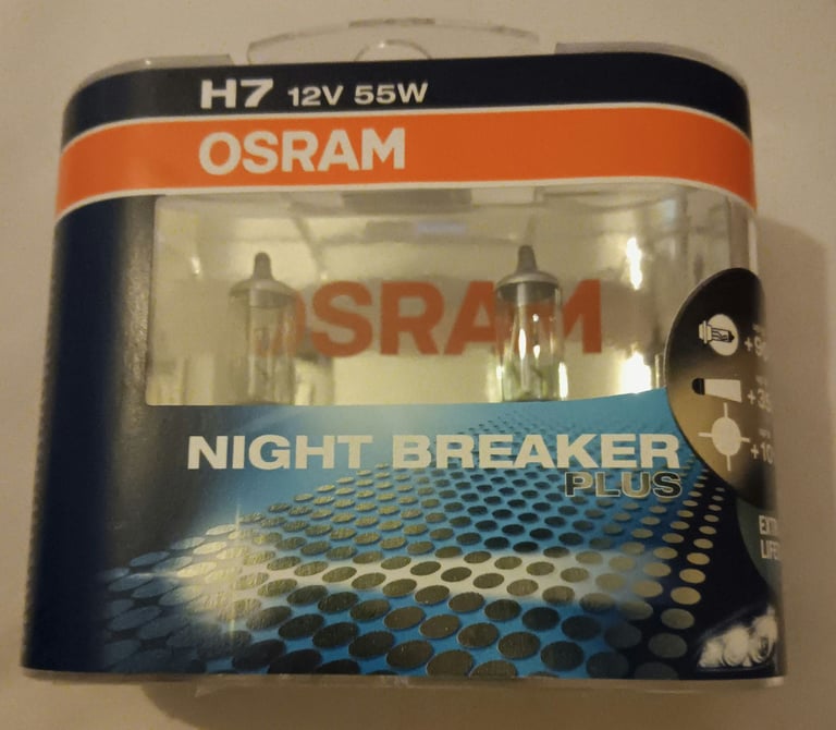image for Osram Night Breaker car headlight bulbs H1 H3 H4 H7 H11 Night Breaker driving motorcycle