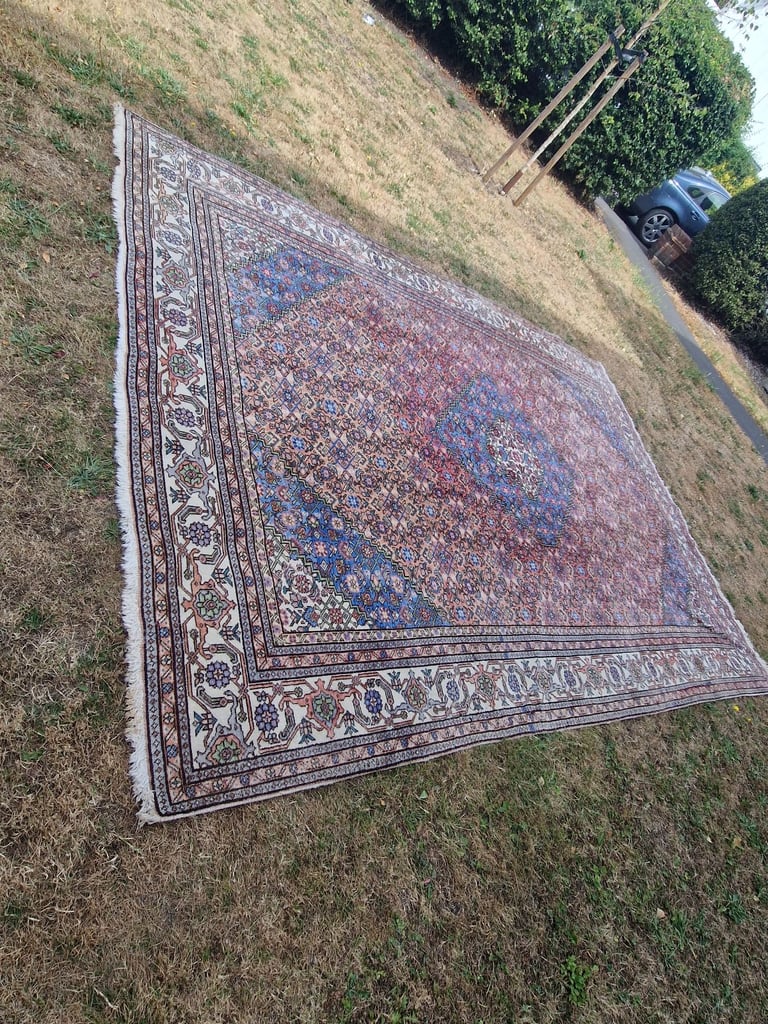 large handmade wool rug  