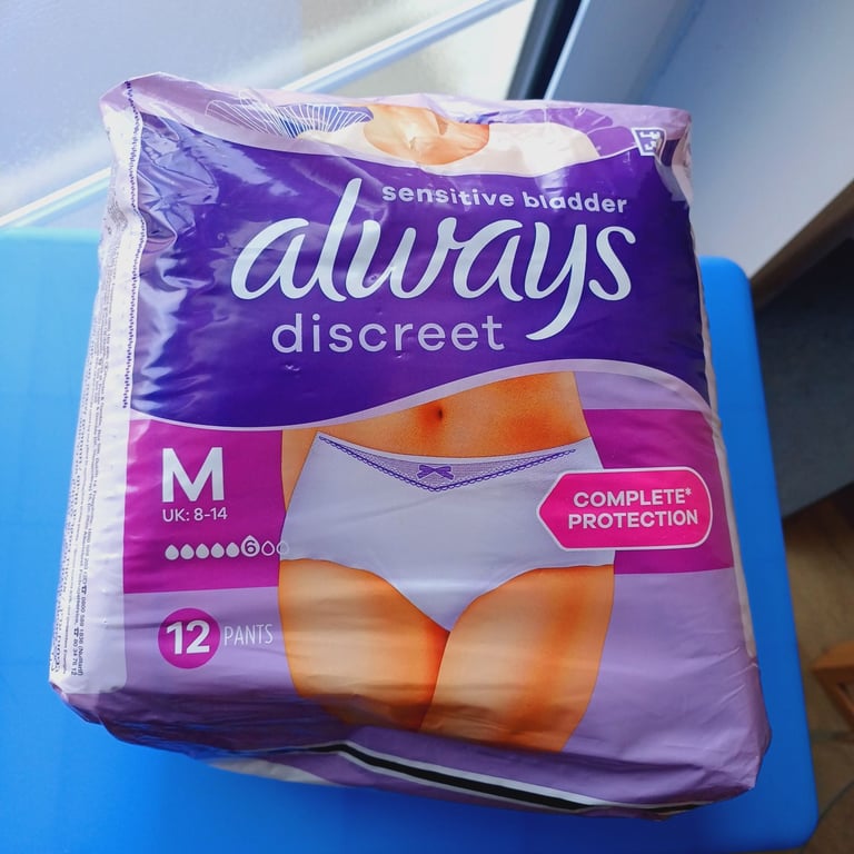 image for Always Discreet Incontinence Pants / Medium UK:8-14 / 12 PK
