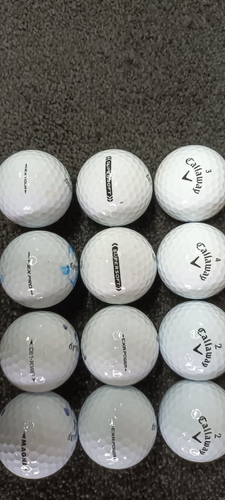 Superb Range of top name brand golf balls * 2 Dozen from only £10 Titleist, Callaway, T/Made, Srixon