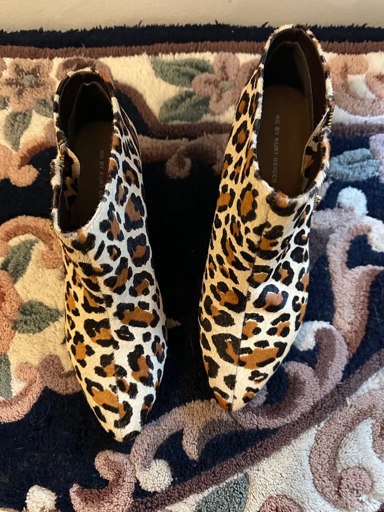 image for Leopard print ladies boots 