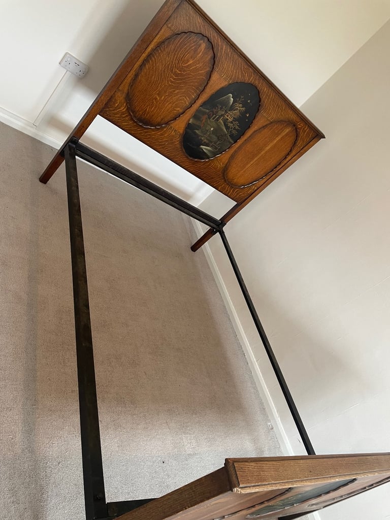 Beautiful wooden double bed 