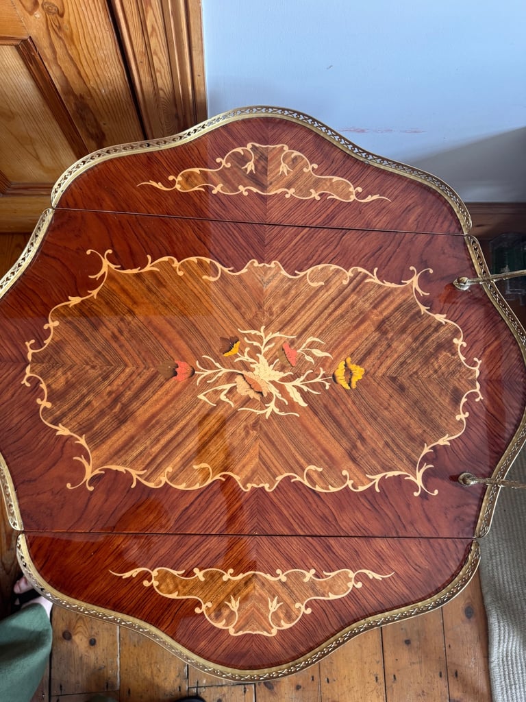 Vintage Italian Bar Cart Drinks Trolley