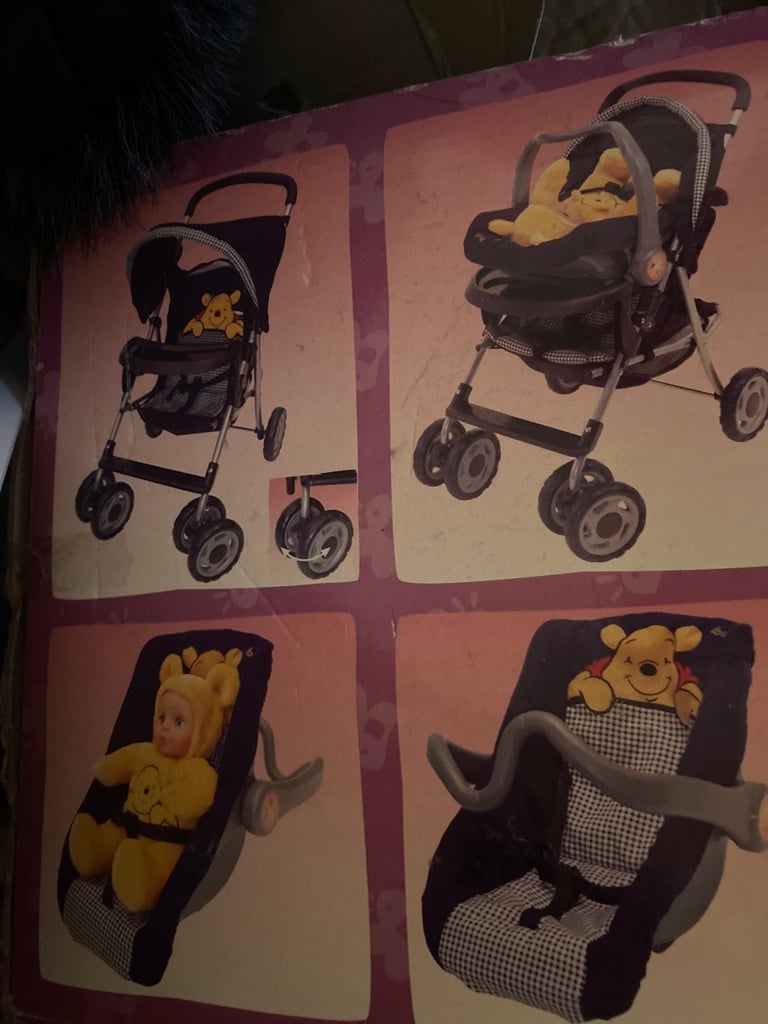 image for Disney Winnie the Pooh doll travel system 