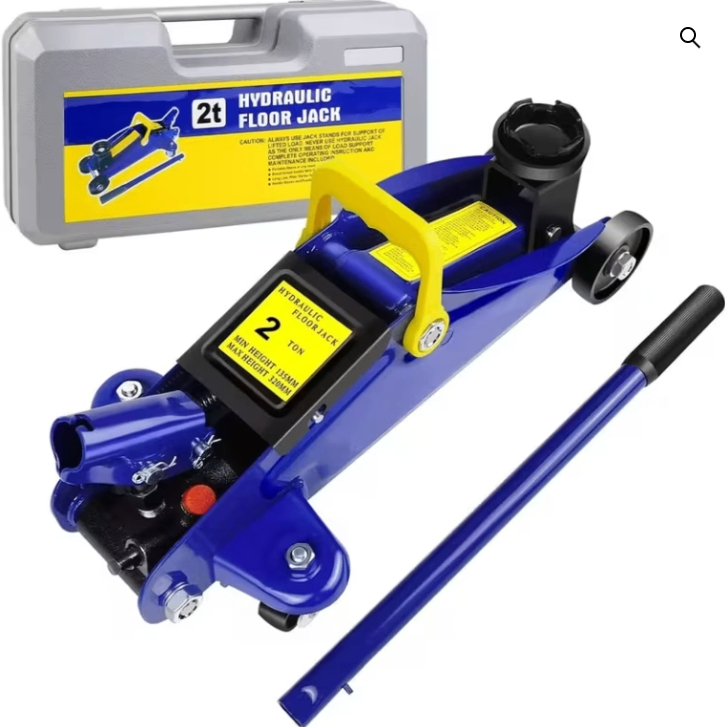 2 Ton Hydraulic Trolley Jack in Carry Case