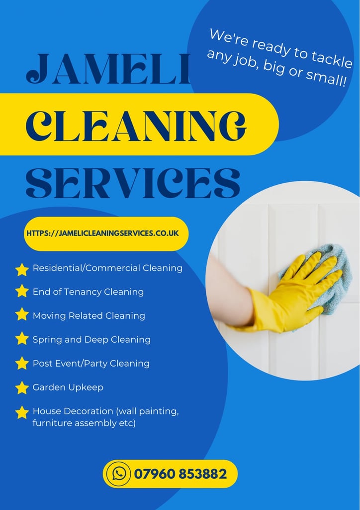 image for Professional Cleaning Services in London - Jameli Cleaning Services