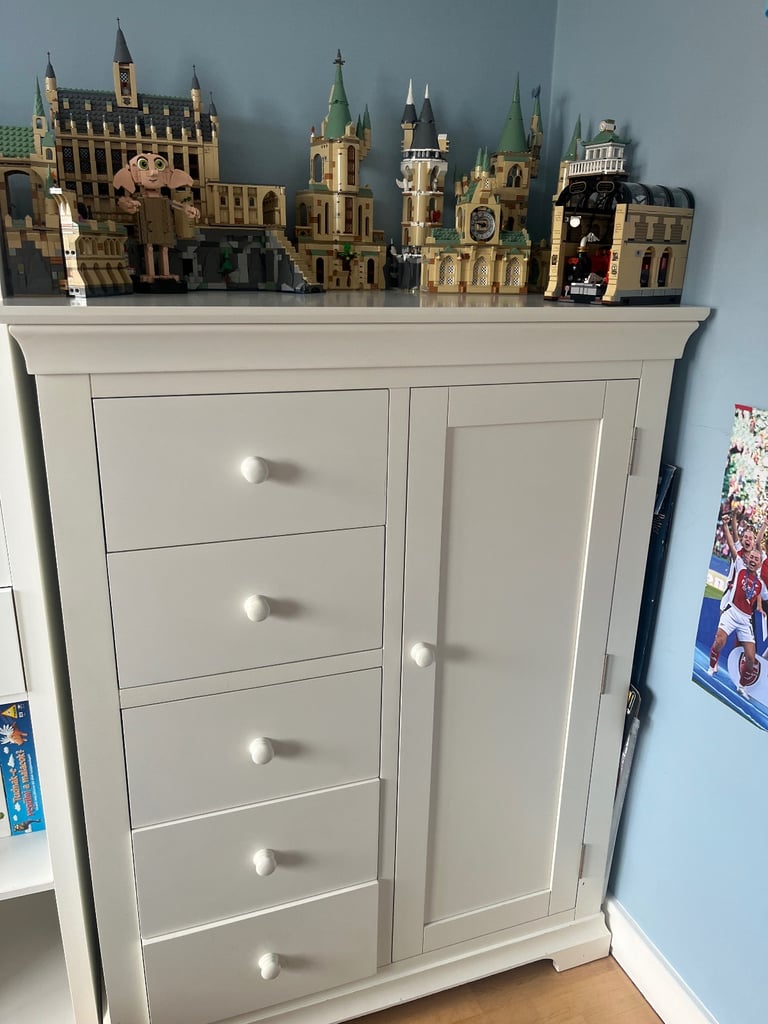 Cotswold CHANTILLY WARM WHITE Combination Wardrobe