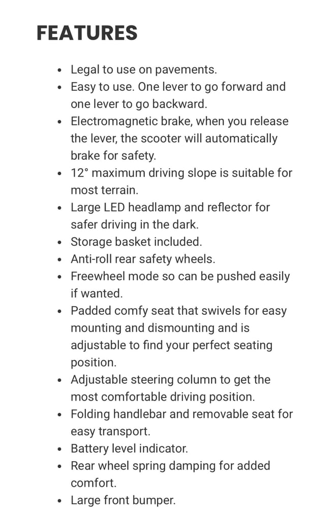 2023 Zipper foldable Mobility Scooter 