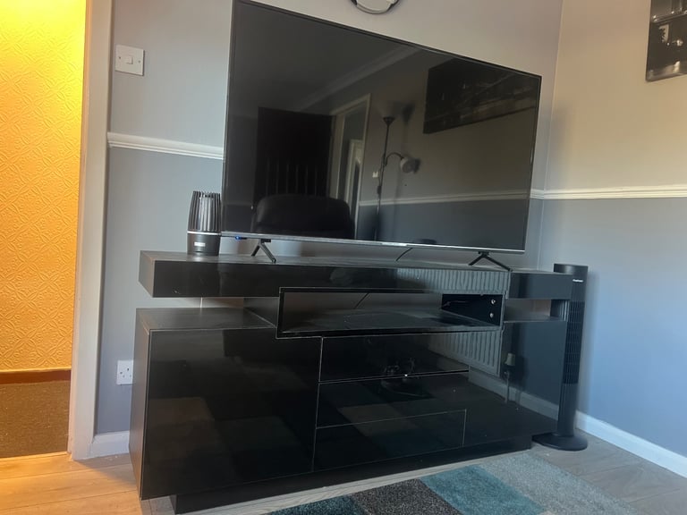 image for Black tv unit 