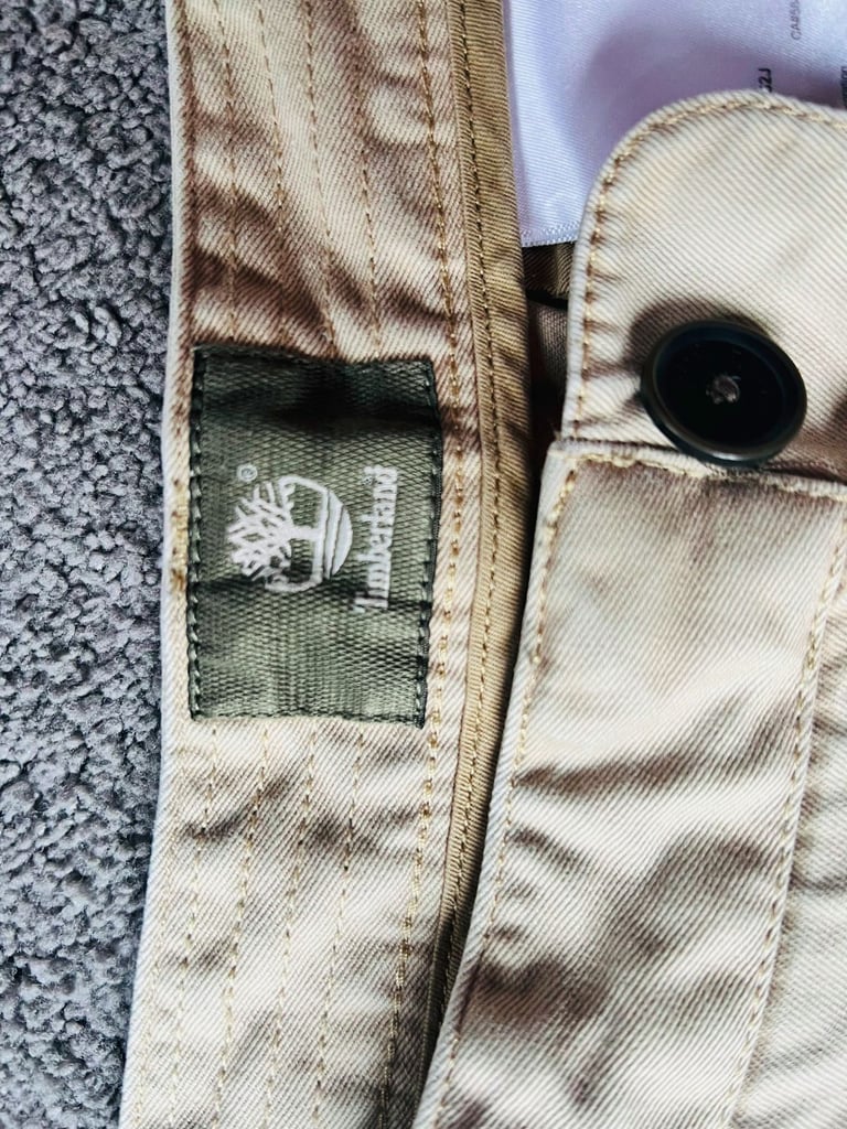 Mens trousers - TIMBERLAND (STONEHAM); 32" waist; colour beige