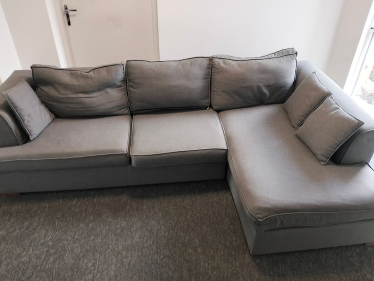 image for GREY JOHN LEWIS CORNER SOFA DELIVERY AVAILABLE TODAY 