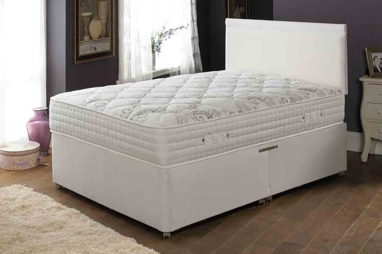 DOUBLE BED WITH MATTRESS STANDARD DOUBLE / SMALL DOUBLE DIVANBED in