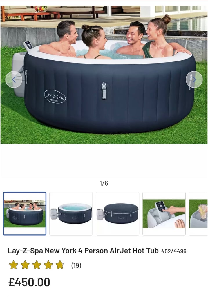 LazySpa New York Hot Tub