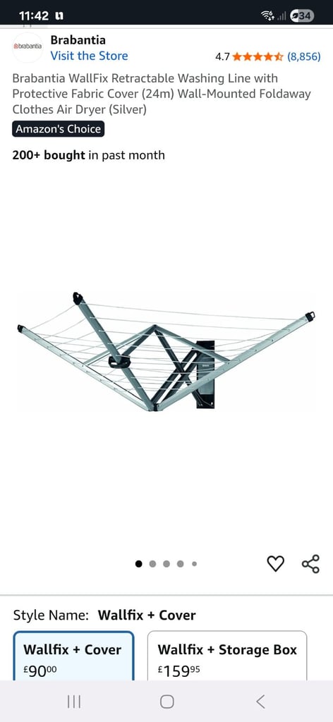 image for Retractable washing line 