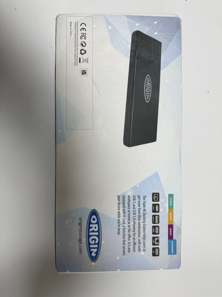 image for Origin Storage USB Triple 4K Docking Station