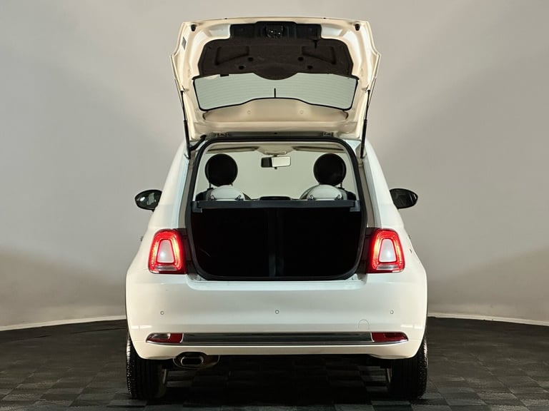WHITE 2016 FIAT 500 LOUNGE 1.2 PETROL 3 DOOR HATCHBACK 1 PREVIOUS OWNER £20 TAX