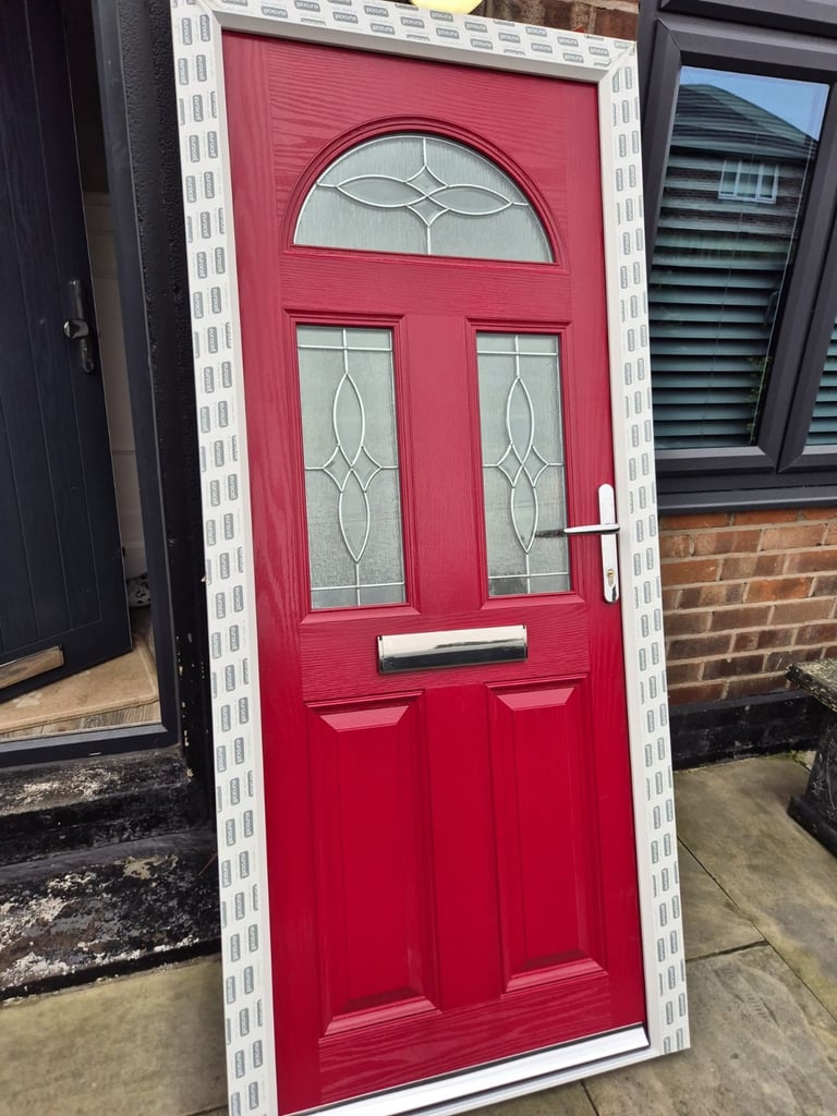 image for Brand new composite  front door 900x 2035 low ali white on inside 