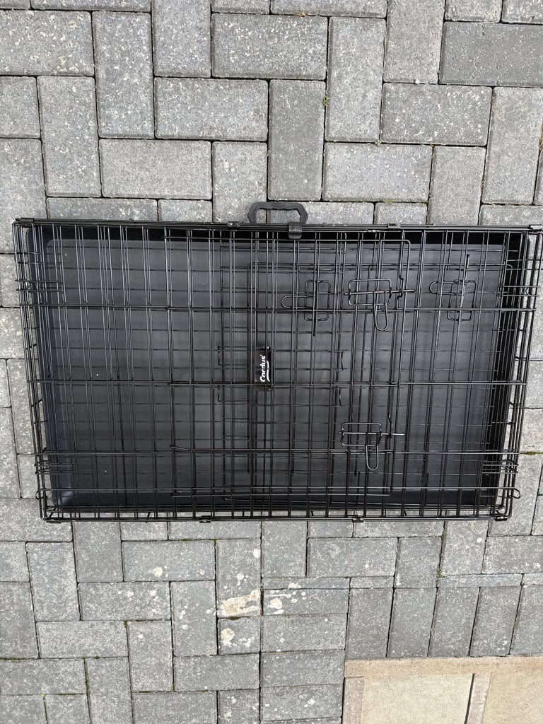 Cardys Folding Metal Dog Crate 