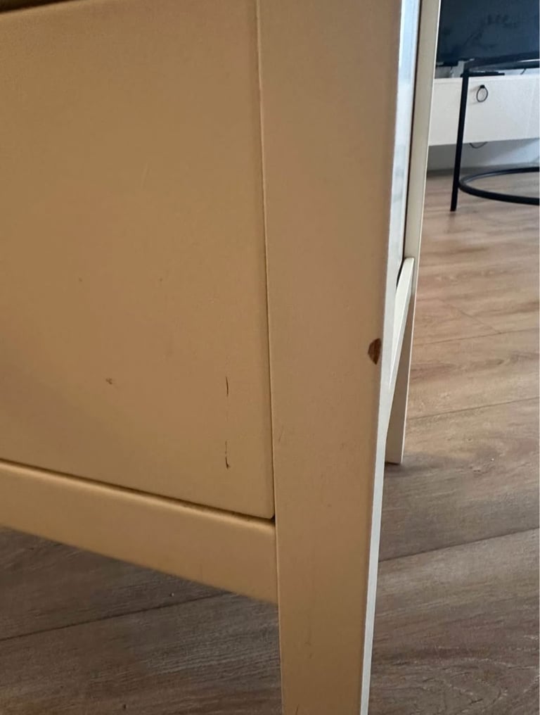 John Lewis Wilton 2 Drawer Bedside Cabinet, White x2