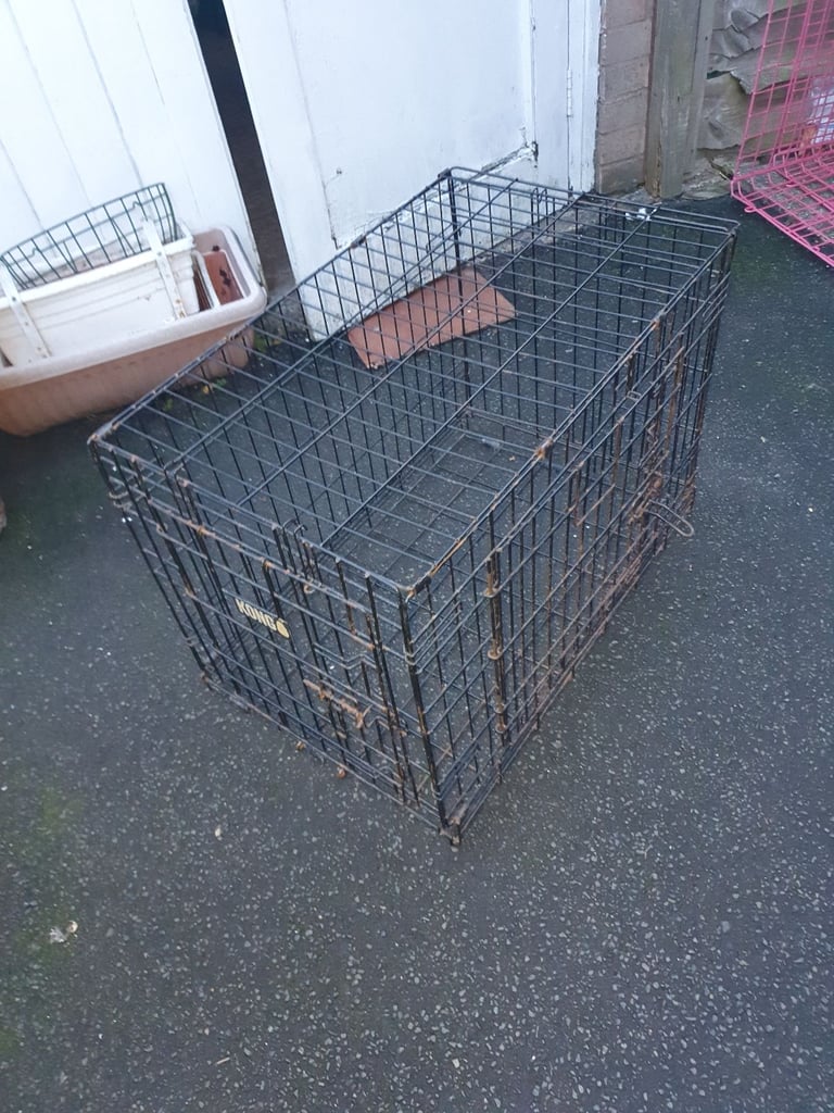 image for Large Dog Cage , 2.5ft Long , Decent Condition, Very Useful .