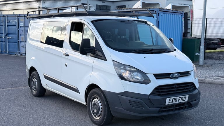 2016 Ford Transit Custom 2.2 TDCi 100ps Low Roof D/Cab Van Crew Cab 6 Seats PANEL VAN Diesel Manual