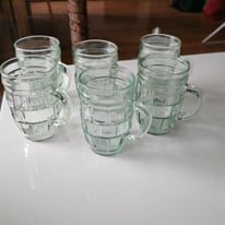 Glass mugs for beer/juice