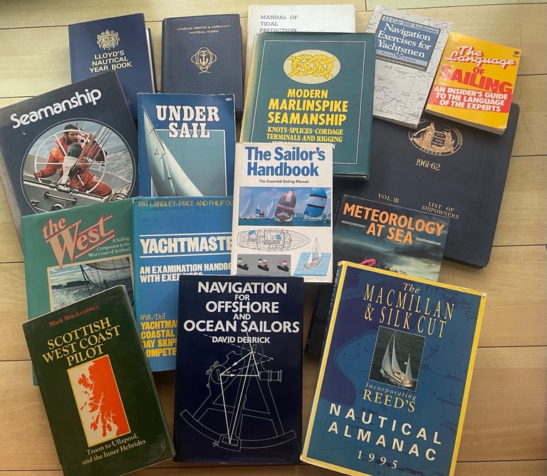 16 sailing, navigation and nautical books