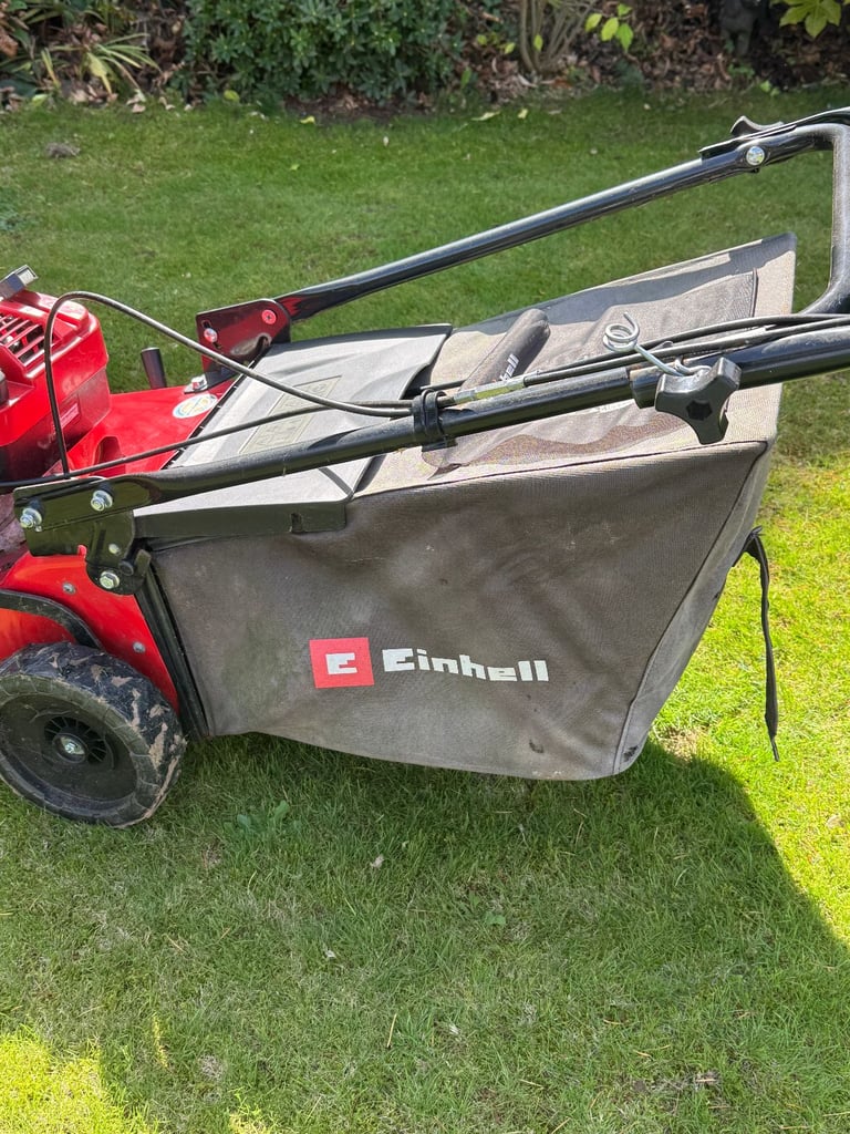 Einhell Lawnmower Petrol Self Propelled 46cm Rotary 4-Stroke 2000W 50L Grass Box