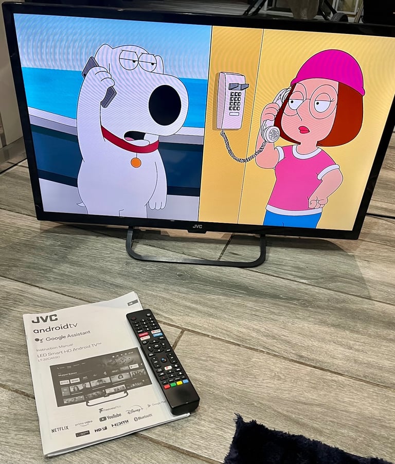 JVC 32 inch android smart led tv with google assist bargain only £50 no offers free local delivery 