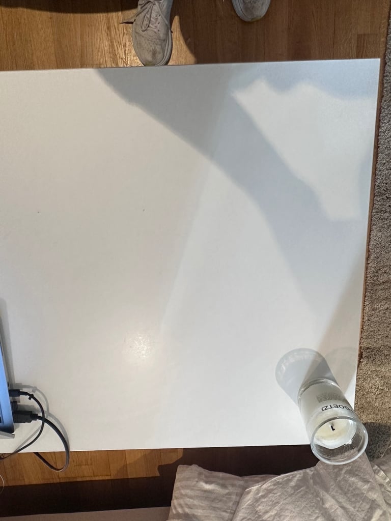 Ergonomic office desk with shelves