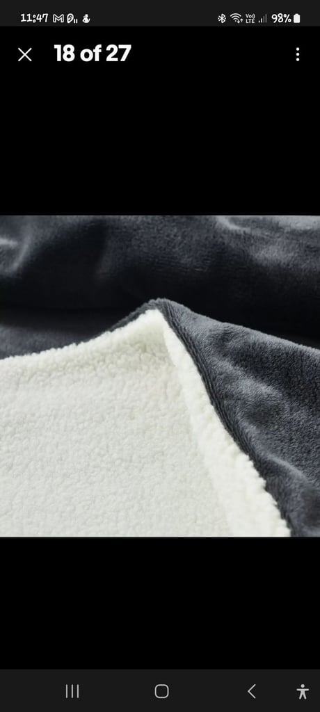 Black/White soft Double Duvet Set