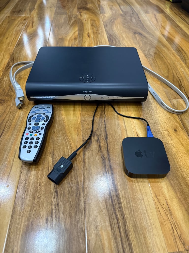 image for sky plus had box with apple tv kit
