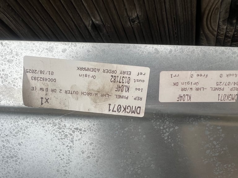 Bmw e30 Arch repair panels 