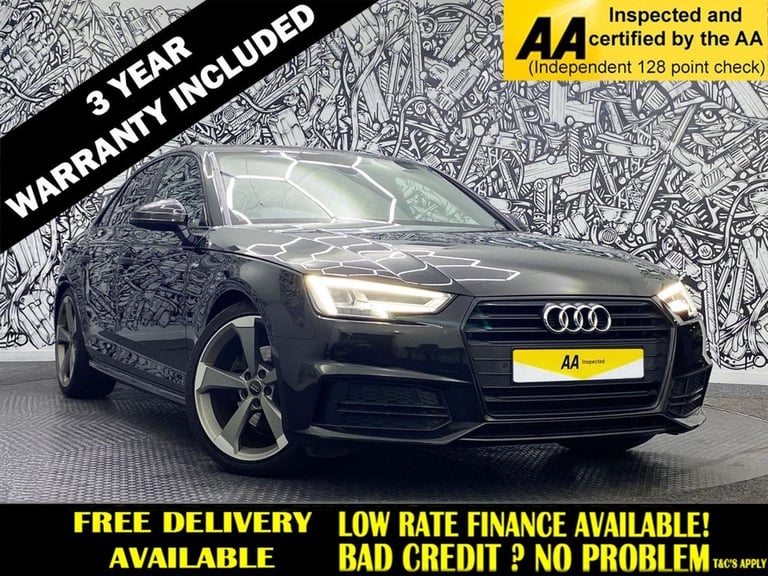 image for 2018 Audi A4 1.4 TFSI Black Edition Saloon 4dr Petrol Manual Euro 6 (s/s) (150 ps) Saloon Petrol ...