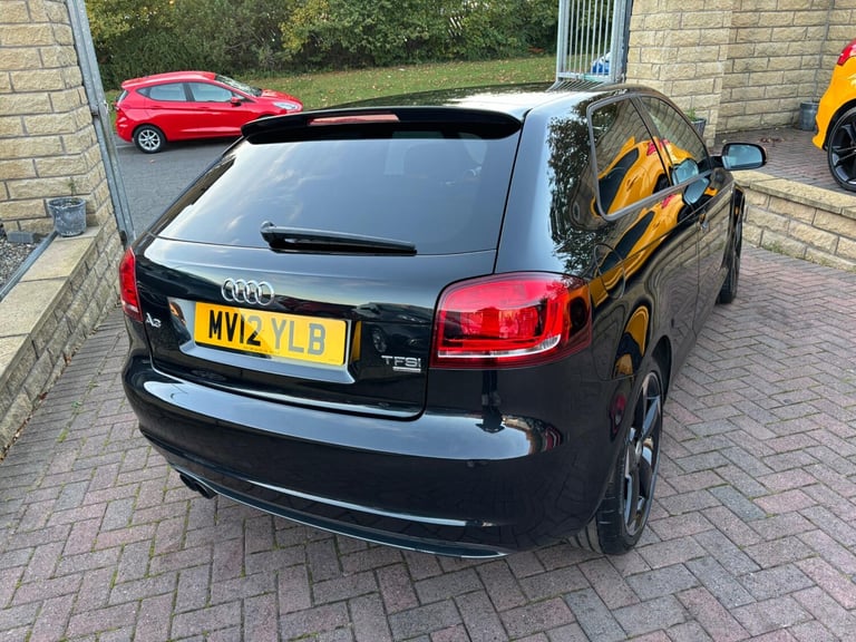  Audi A3 2.0 TFSI Black Edition S Tronic quattro Euro 5 3dr Petrol Automatic