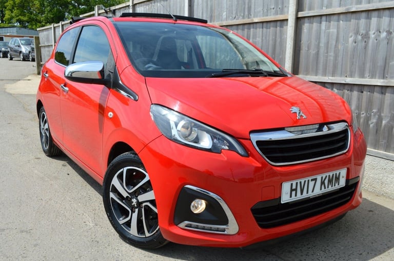 2017 Peugeot 108 1.2 PureTech Allure Top! Euro 6 5dr HATCHBACK Petrol Manual