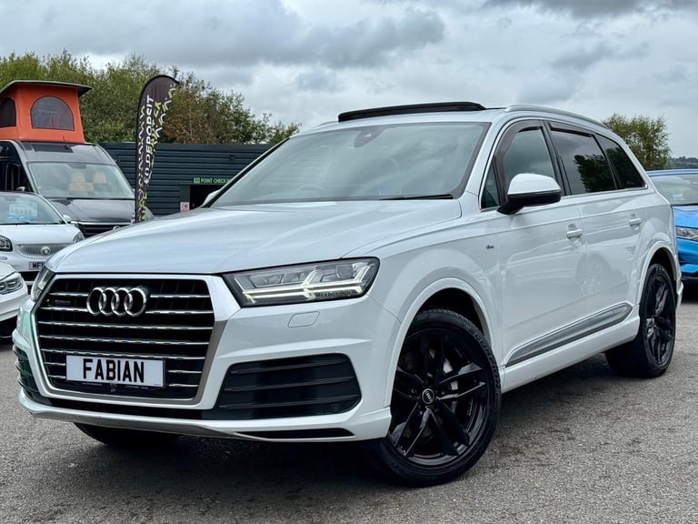 2016 Audi Q7 3.0 TDI V6 S Line Quattro **Pan Roof - Bose - Reverse Cam**