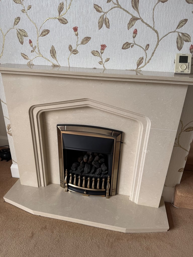 image for Living Flame Gas Fire & Surround