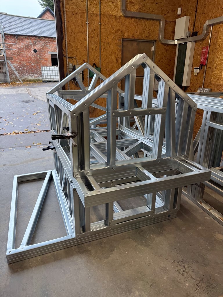 Large Steel Cat House / Animal Shelter Frame Kit – Ready to Assemble