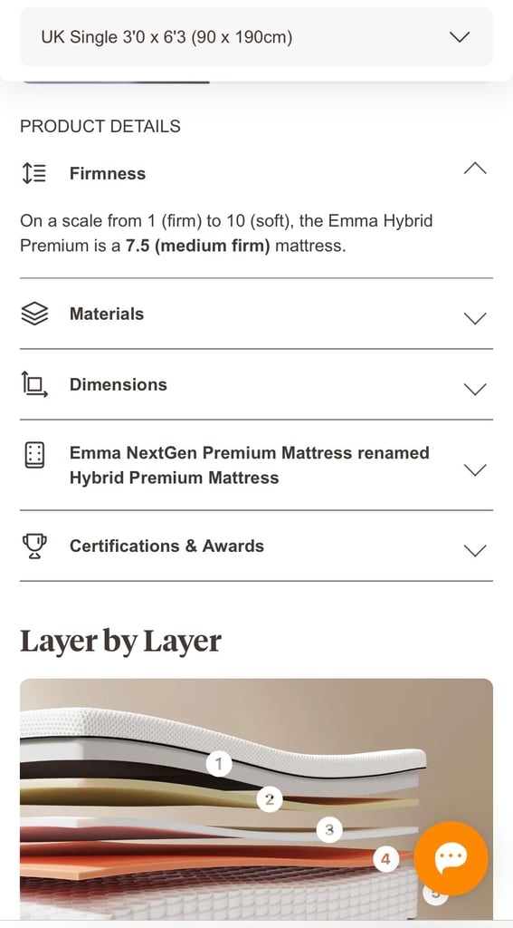 ComfoRest 3Ft Single Bed + Emma Hybrid Premium Mattress RRP £580