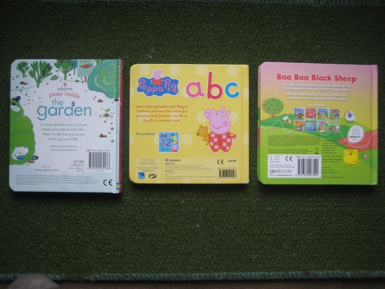 3 Children's Learning Hardboard Books: 3 for £3.00