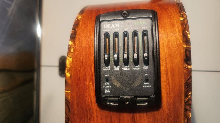 DEAN Exotica Espalt Spalted Maple Electro-Acoustic Guitar